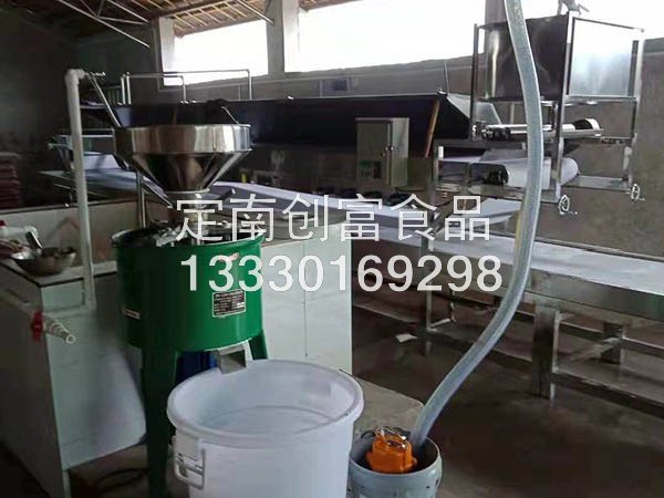 湯皮機安裝過程